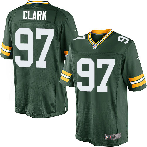 Youth Elite Kenny Clark Nike Jersey Green Home - #97 NFL Green Bay Packers